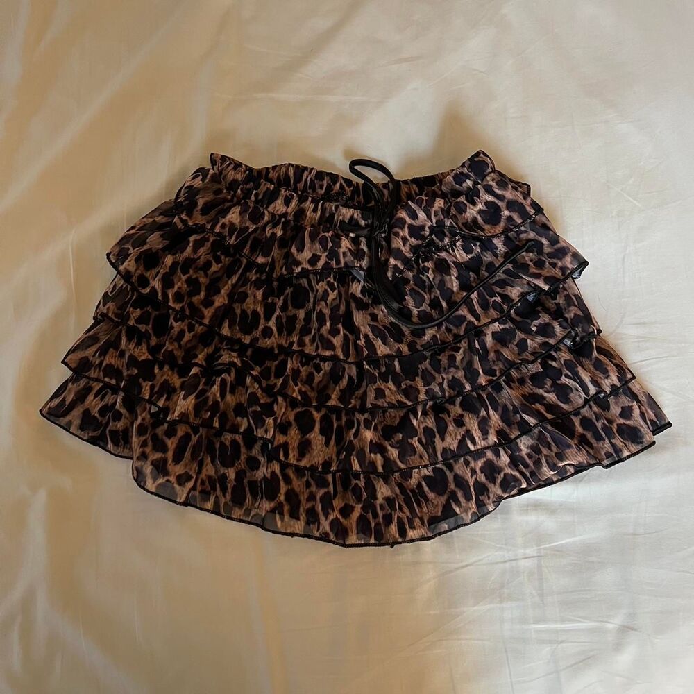 Leopard Print Mini Skort – Size S (NWOT)
